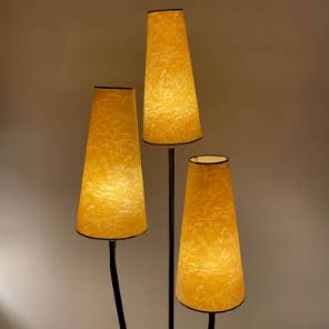 A French 1960s Mushroom Standard Lamp